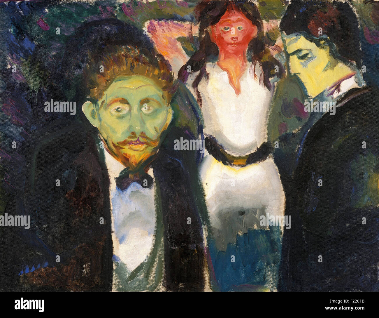 Edvard Munch - gelosia 1 Foto Stock