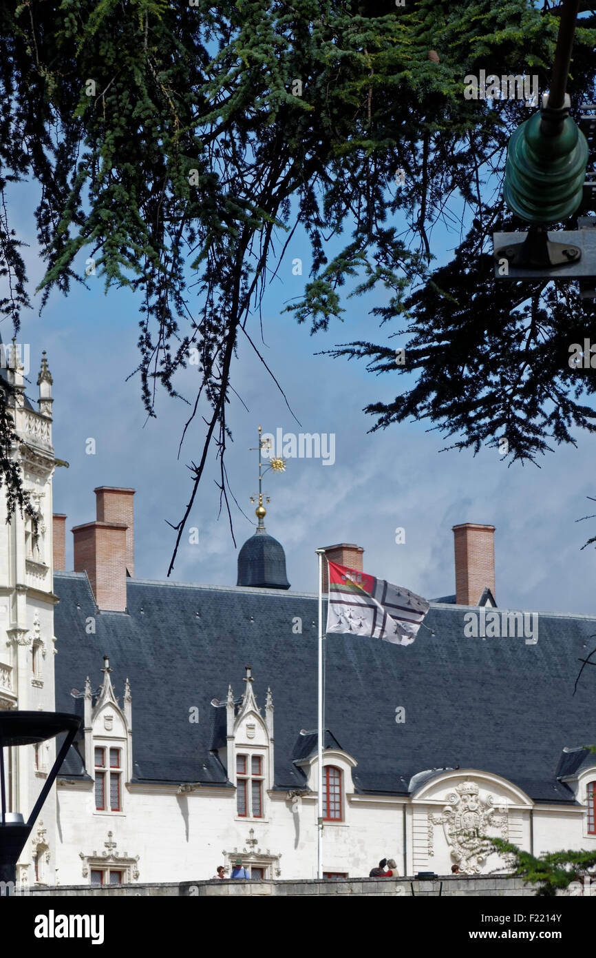 Château des Ducs de Bretagne Nantes Foto Stock