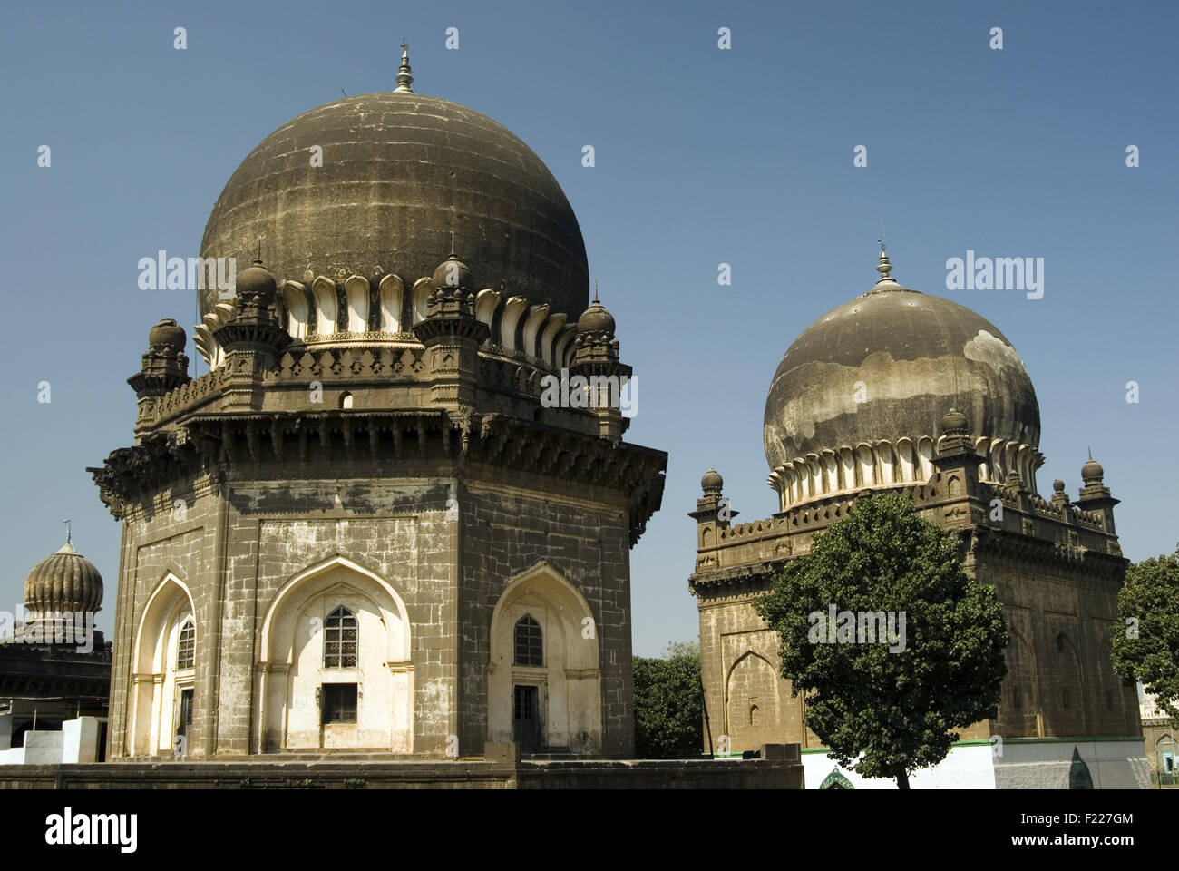 L'INDIA,KARANTKA,BIJAPUR JOD GUMBAZ IN BIJAPUR Foto Stock