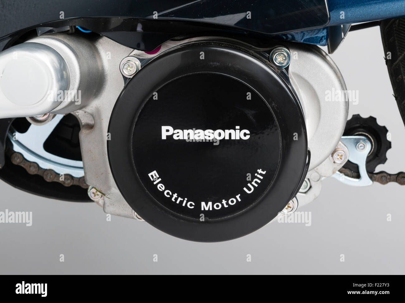 E-Motion bicicletta elettrica. Panasonic motore elettrico Foto stock - Alamy