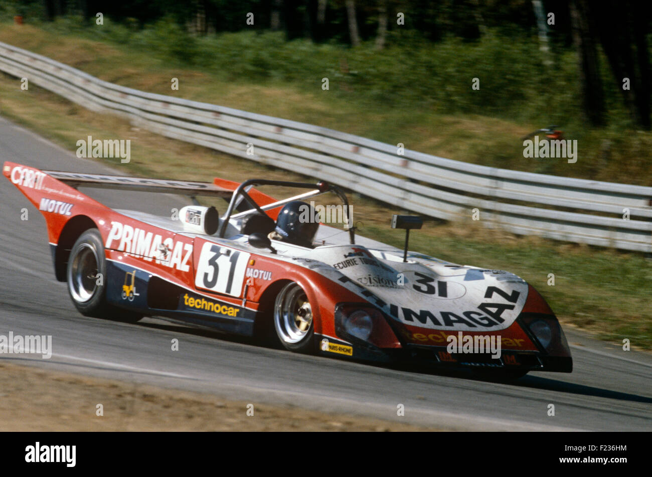 31 Jean Philippe Grand e Yves coraggio Lola T298 a Le Mans 14 Giugno 1981 Foto Stock