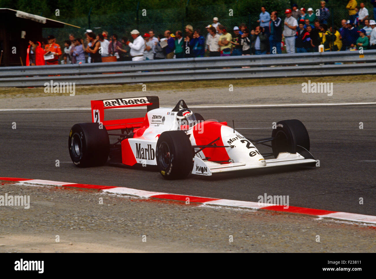 Laurent Aïello nella sua Marlboro Formula 3 auto da competizione Foto Stock