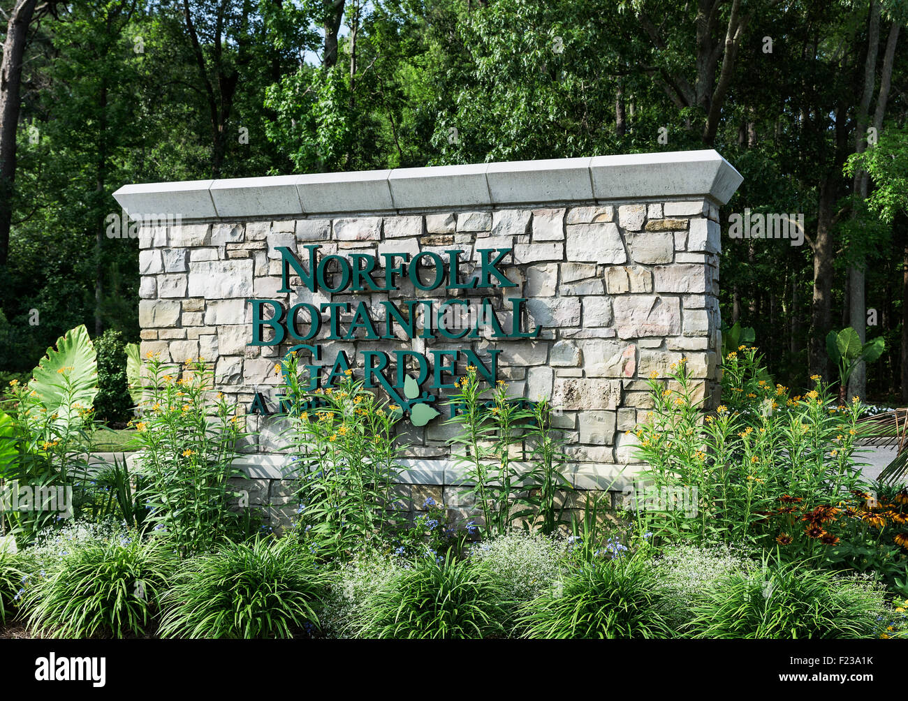 Norfolk Botanical Garden, Norfolk, Virginia, Stati Uniti d'America Foto Stock
