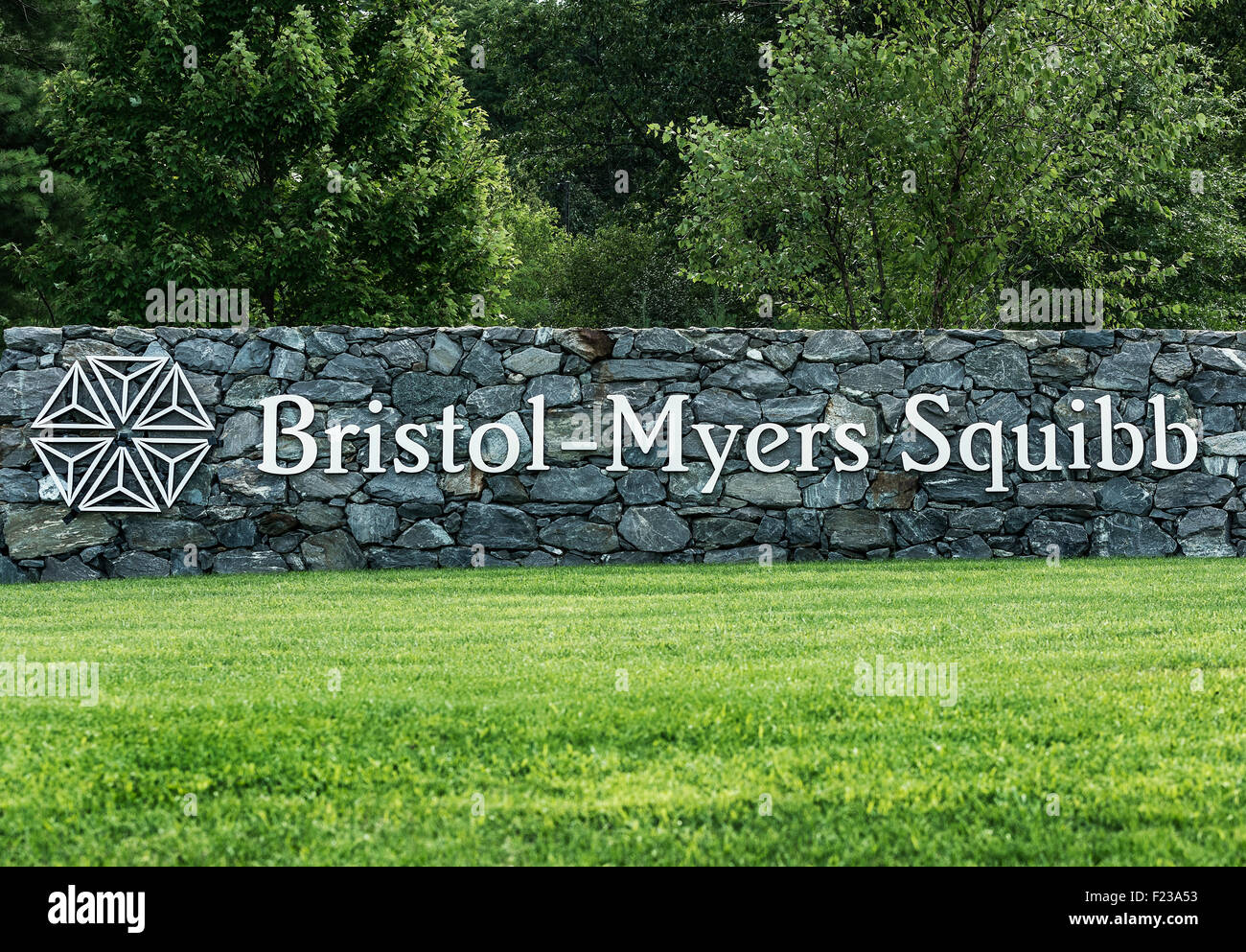 Bristol Myers Squibb R&D operations sito, Devers, Massachusetts, STATI UNITI D'AMERICA Foto Stock