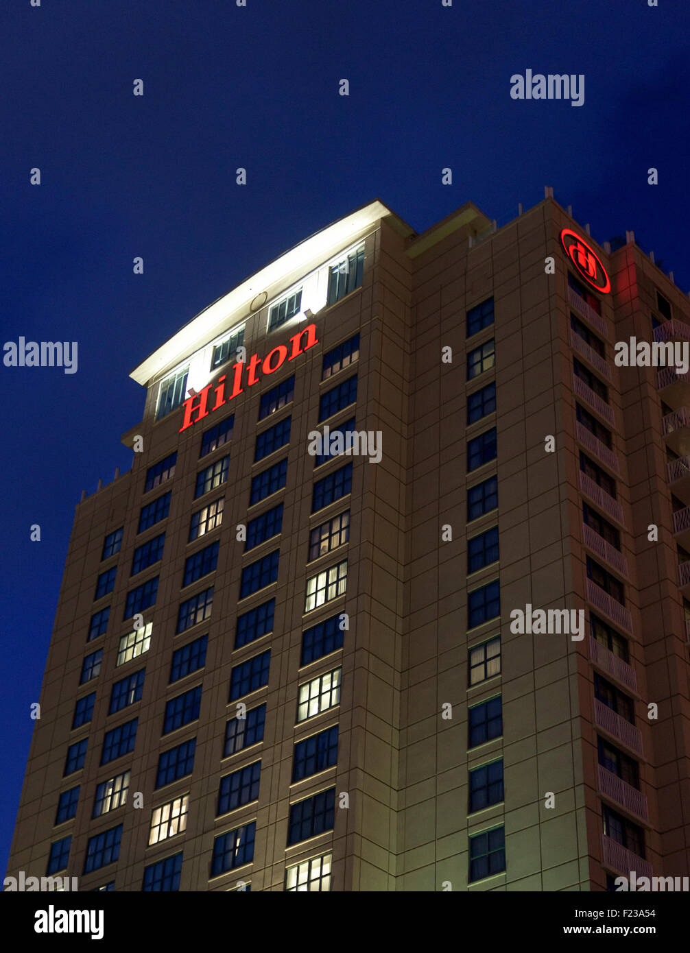 Hilton Hotel di Virginia Beach, Stati Uniti d'America Foto Stock