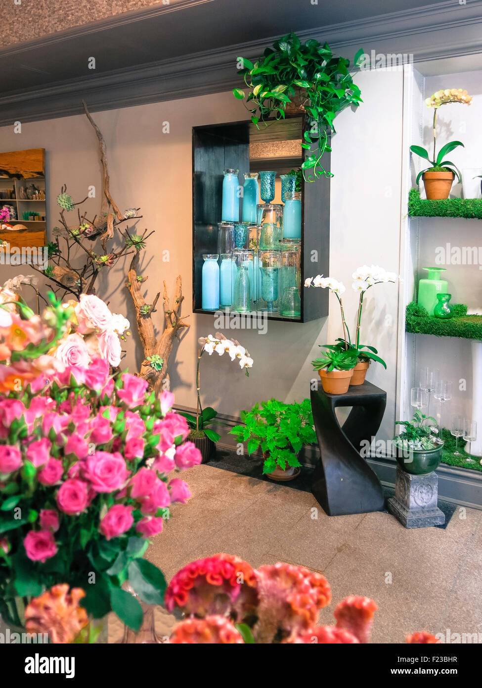 Renny & Reed interni fiorista, NYC Foto Stock