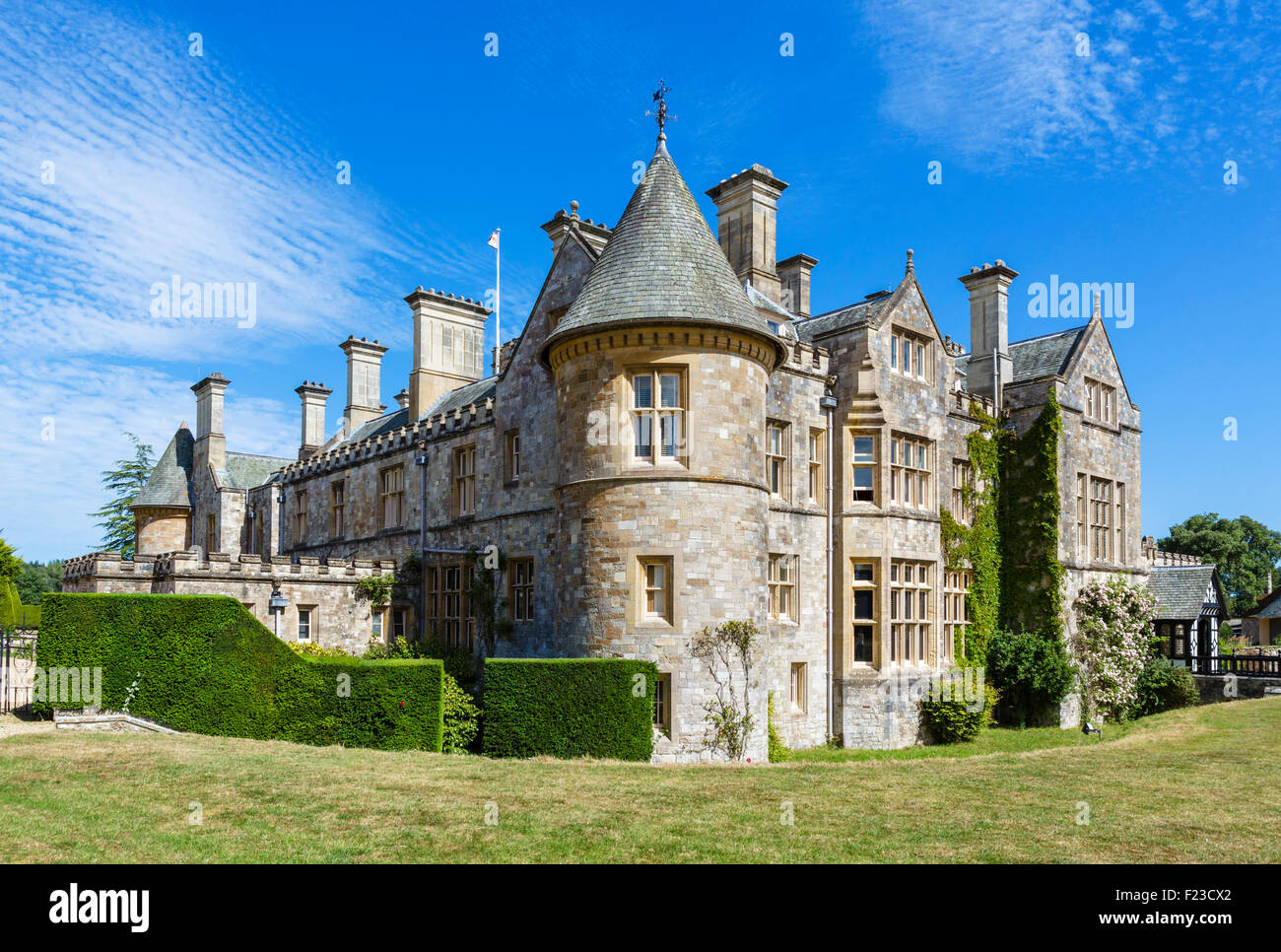 Beaulieu Palace House, casa dei Baroni Montagu, Beaulieu, Hampshire, Inghilterra, Regno Unito Foto Stock