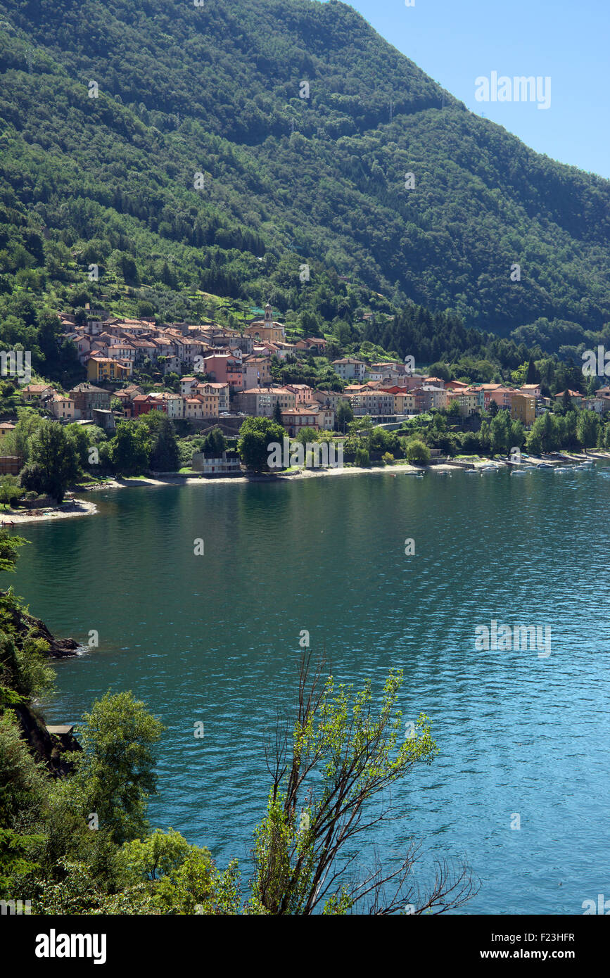 Dorio villaggio lago di Como lombardia italia Foto Stock