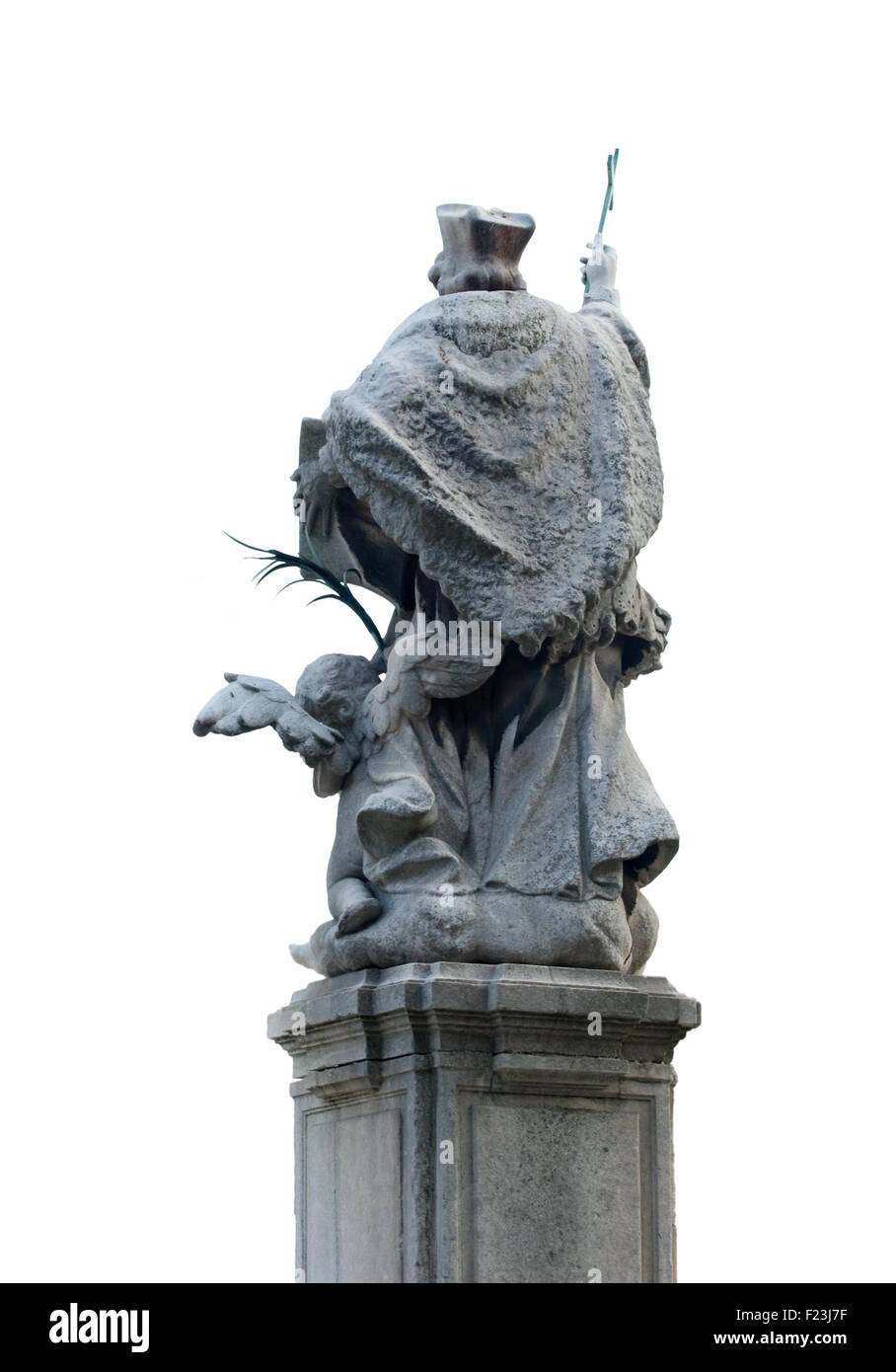 San Giovanni di Nepomuk statua nel Castello Sforzesco di Milano Foto Stock