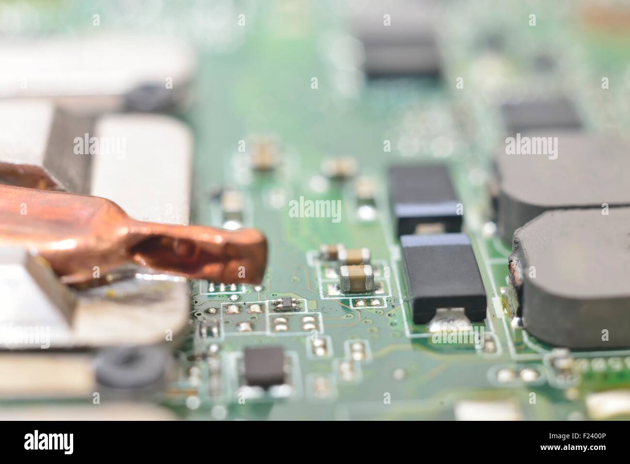La programmazione micro controller (tecnologie innovative background ) Foto Stock
