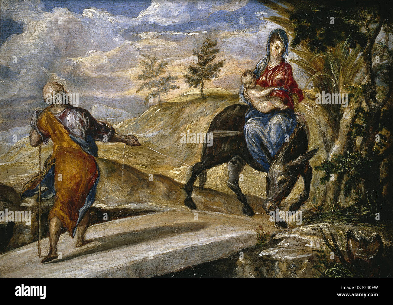 El Greco - La Fuga in Egitto Foto Stock