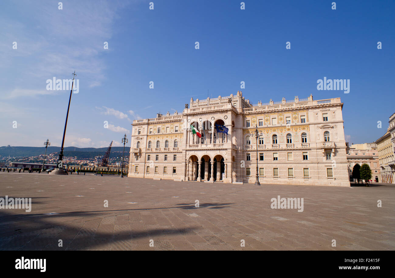 Governament house di Trieste, Italia Foto Stock