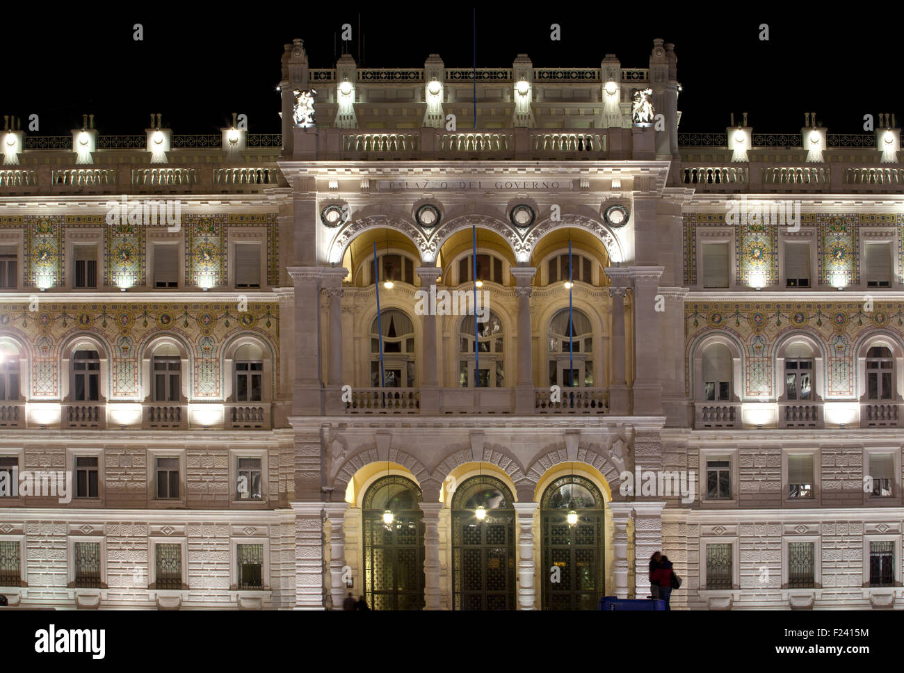 Palazzo del Governo di Trieste - Italia Foto Stock