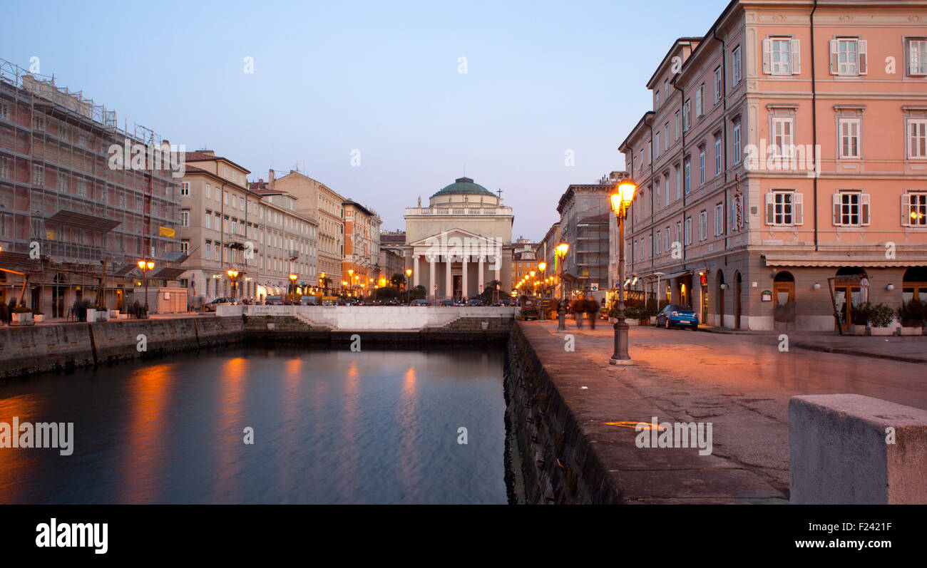 San Antonio Chiesa, Trieste - Italia Foto Stock