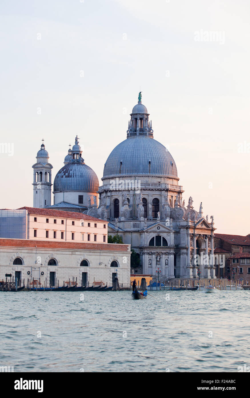 La Basilica di Santa Maria della Salute a Venezia Foto Stock