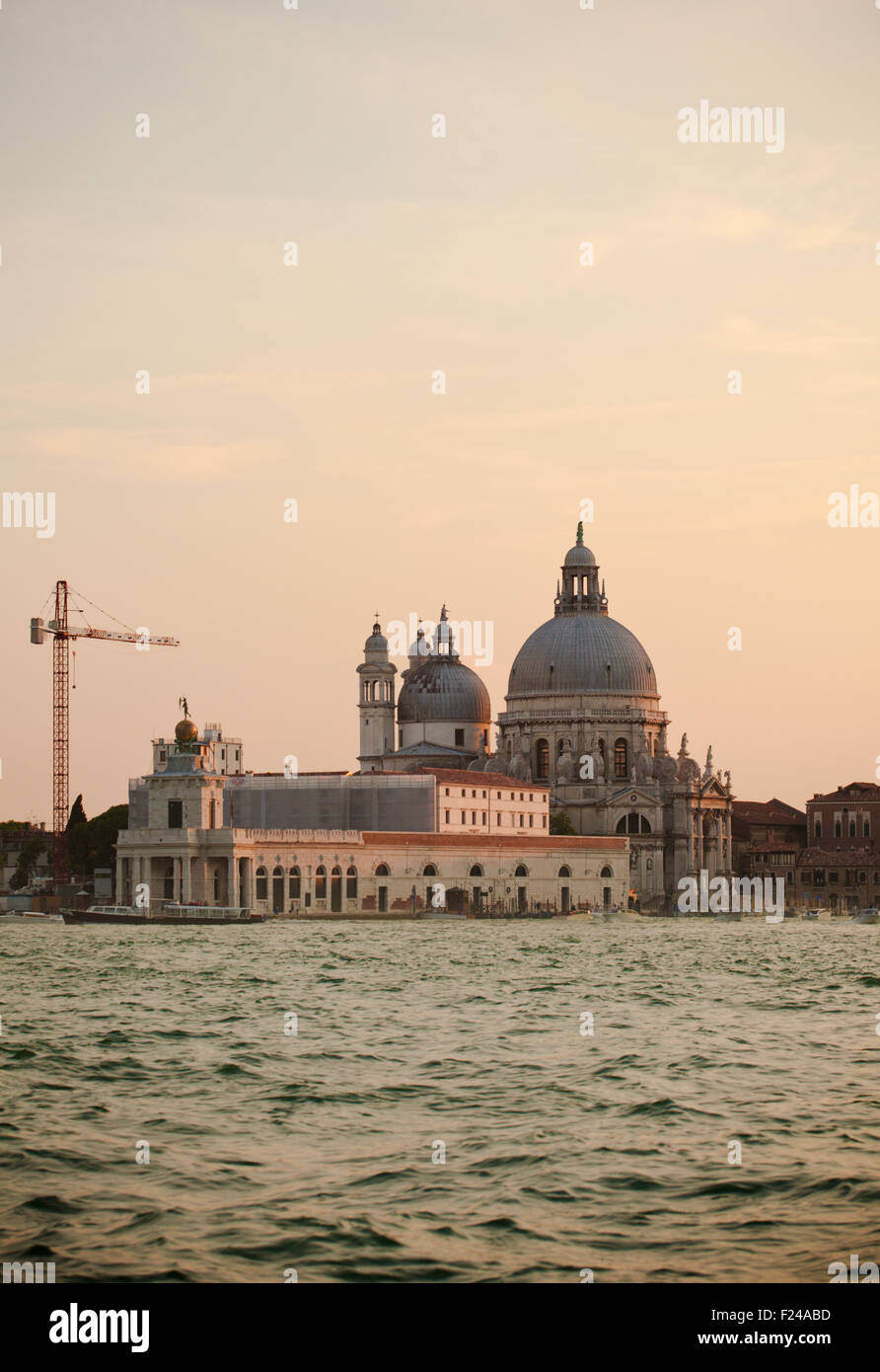 La Basilica di Santa Maria della Salute a Venezia Foto Stock