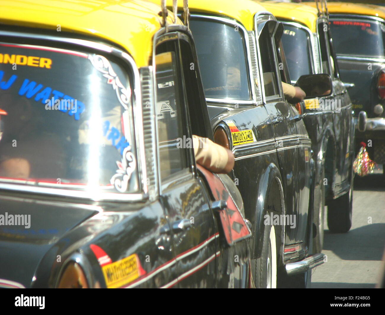 Il traffico di Mumbai Jam Foto Stock