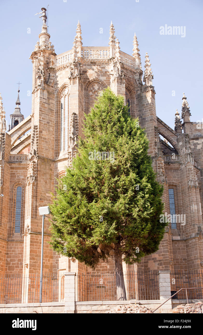 La Cattedrale di Astorga, Spagna Foto Stock