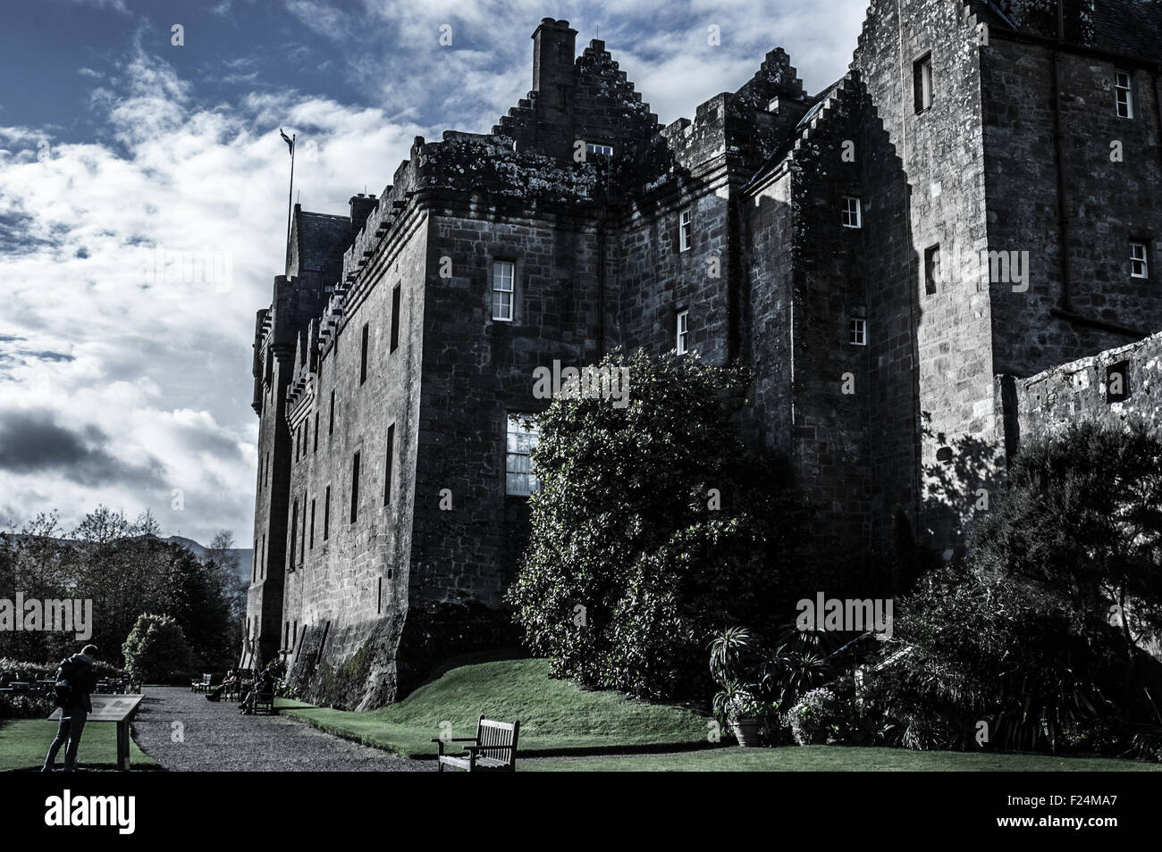 Broddick castello sull'isola di Arran Foto Stock