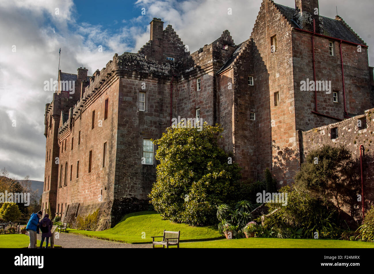 Broddick castello sull'isola di Arran Foto Stock