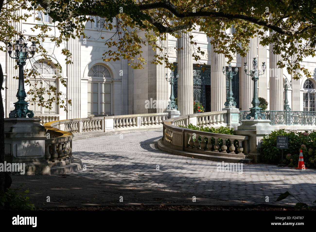 Casa di marmo, estate " Cottage " di Alva e Wiliam K. Vanderbilt a Newport, RI, STATI UNITI D'AMERICA. Foto Stock