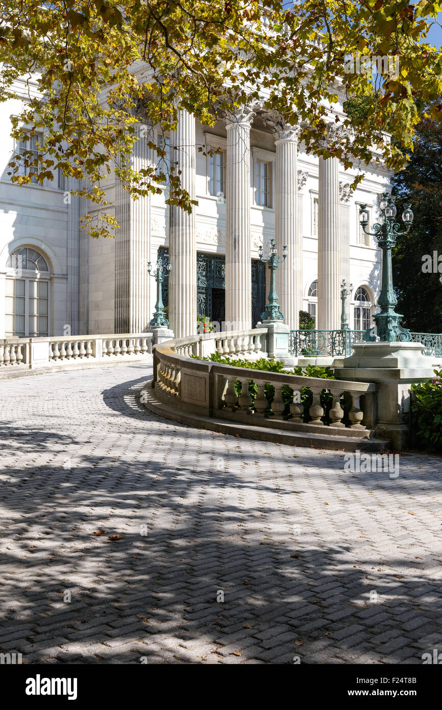 Casa di marmo, estate " Cottage " di Alva e Wiliam K. Vanderbilt a Newport, RI, STATI UNITI D'AMERICA. Foto Stock