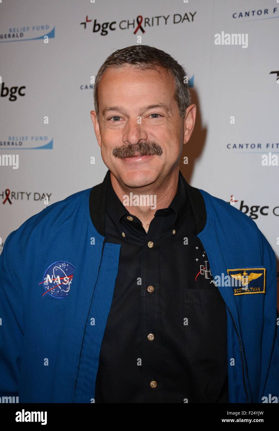 Scott Altman, astronauta della NASA di presenze per BGC Partners annuale Giornata della Carità, BGC Partners downtown Manhattan, New York, NY Settembre 11, 2015. Foto di: Derek Storm/Everett Collection Foto Stock