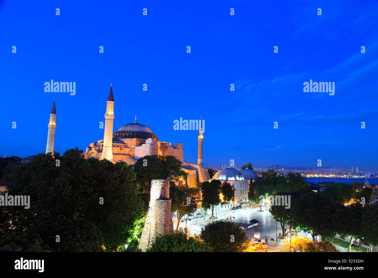 Hagia Sophia, un ex ortodossi basilica patriarcale Foto Stock