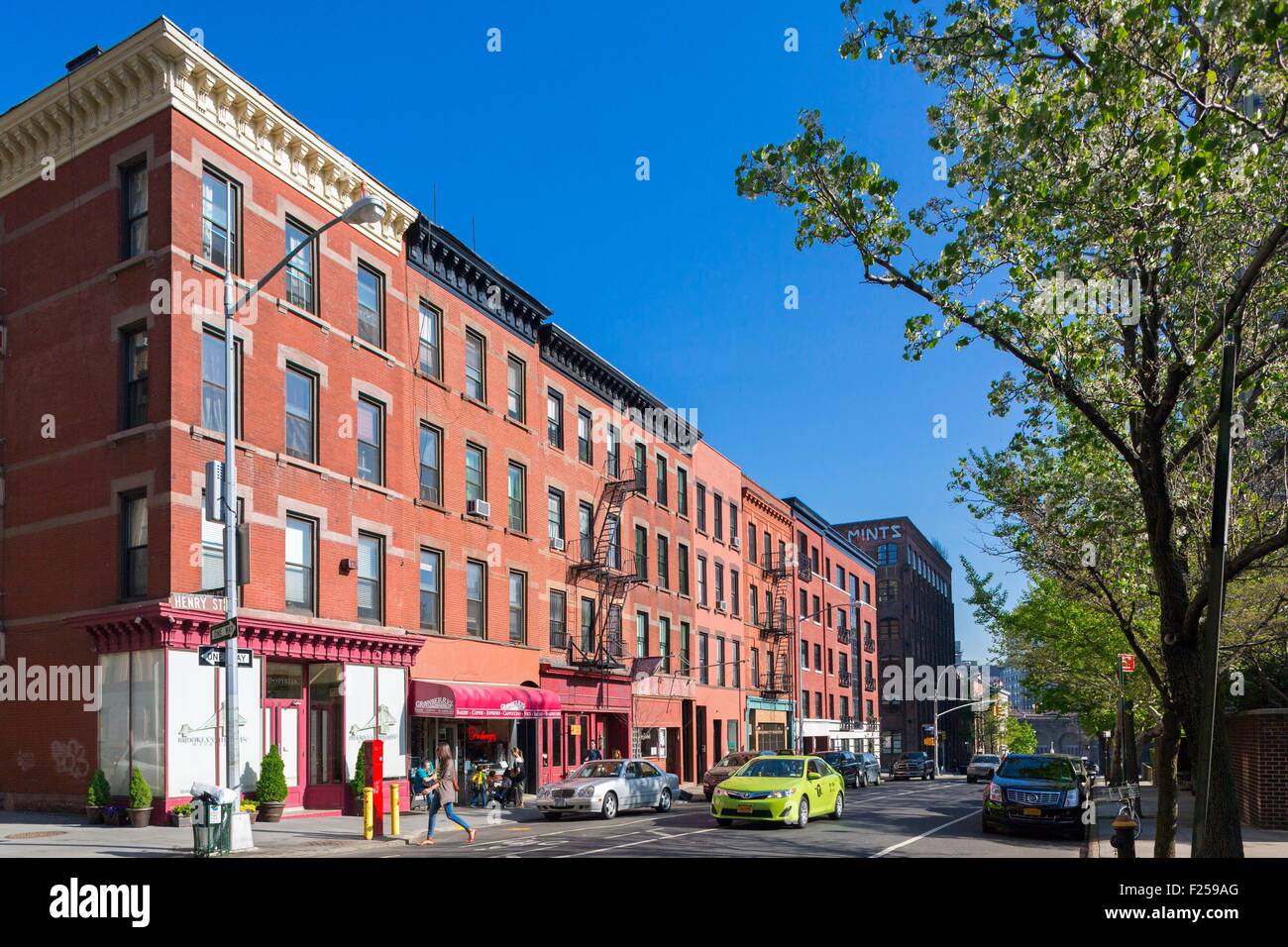 Stati Uniti, New York, Brooklyn, Brooklyn Heights neighborhood, Cadman Plaza Foto Stock