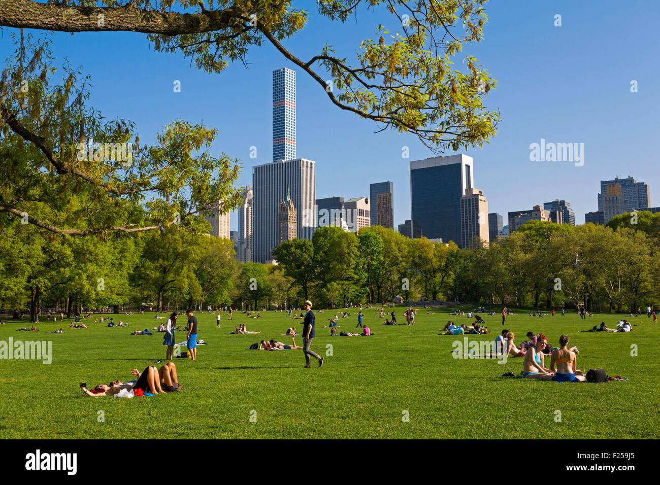 Stati Uniti, New York, Central Park Foto Stock