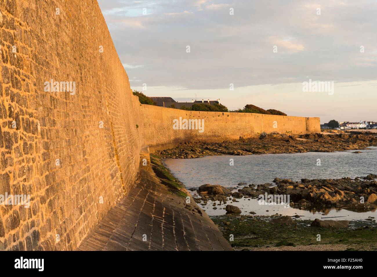 Francia, Morbihan, Port Louis, le pareti Foto Stock