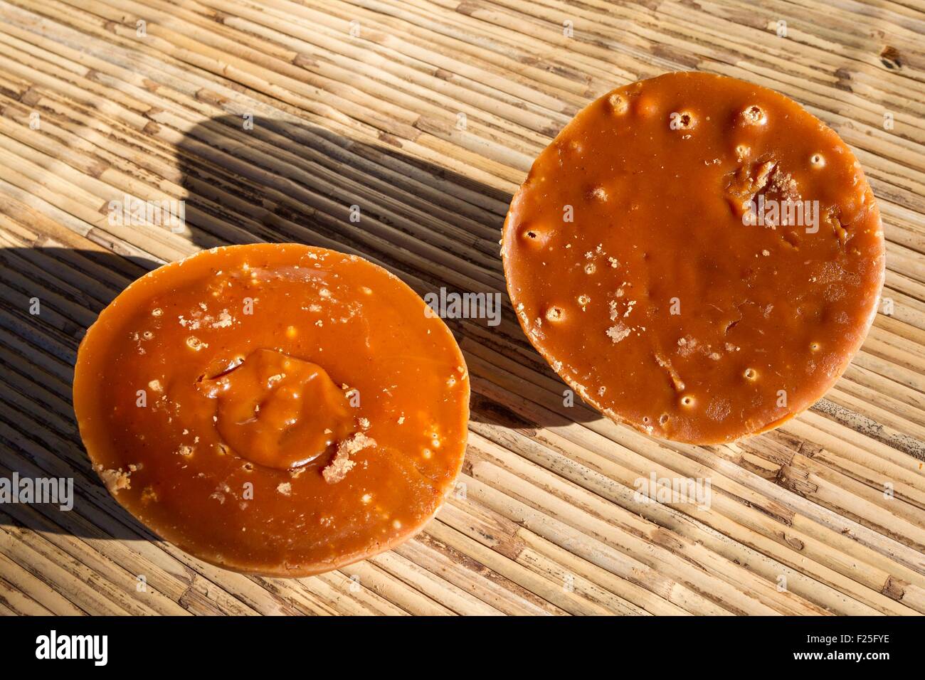 Indonesia, isole Sunda, Lombok, Sesaot, zucchero di Palm Foto Stock