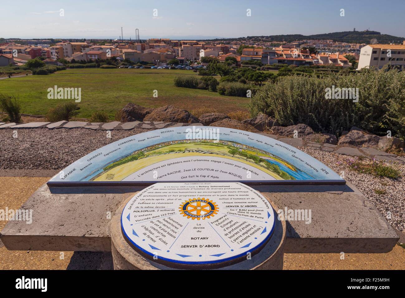 Francia, Herault, Le Cap d'Agde, punto di vista Foto Stock