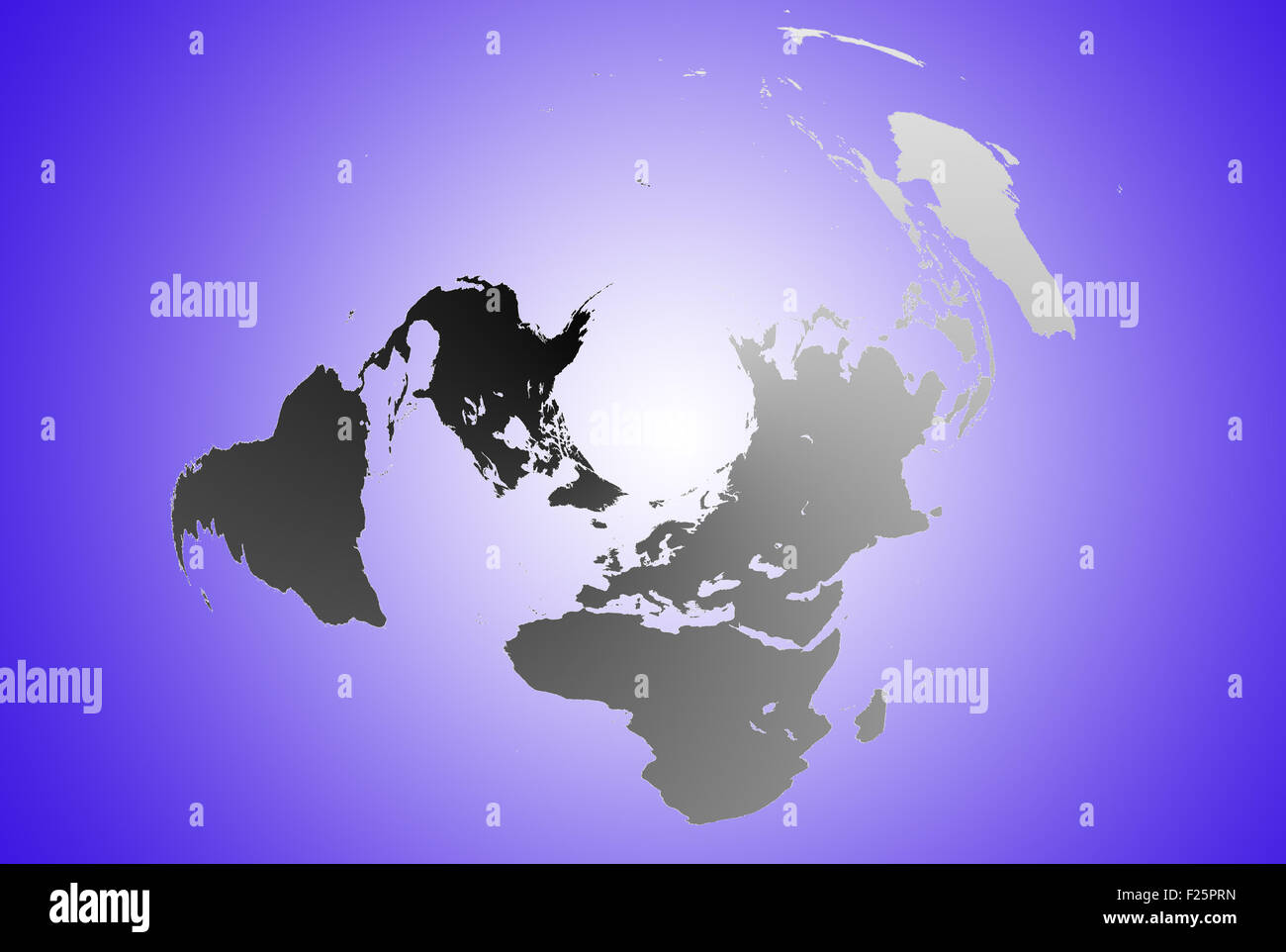 Symbolbild: Weltkarte/ immagine simbolica: mappa del mondo. Foto Stock