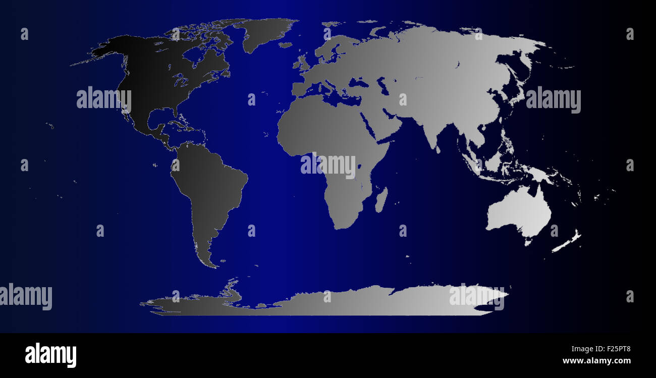 Symbolbild: Weltkarte/ immagine simbolica: mappa del mondo. Foto Stock