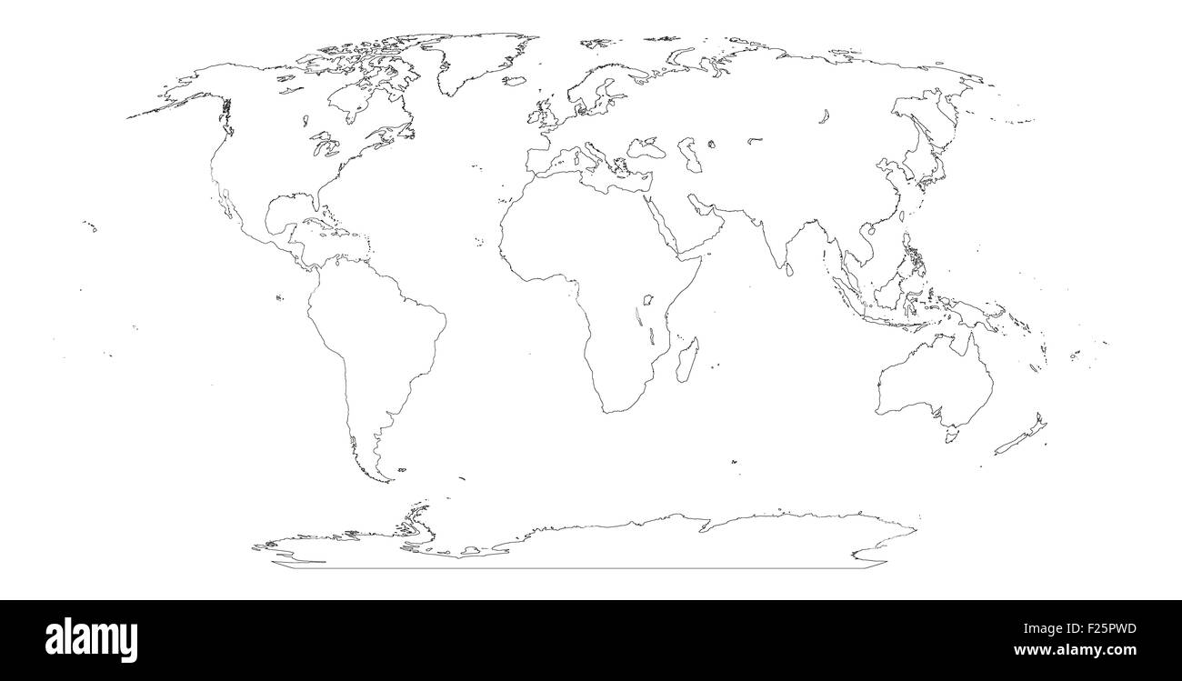 Symbolbild: Weltkarte/ immagine simbolica: mappa del mondo. Foto Stock
