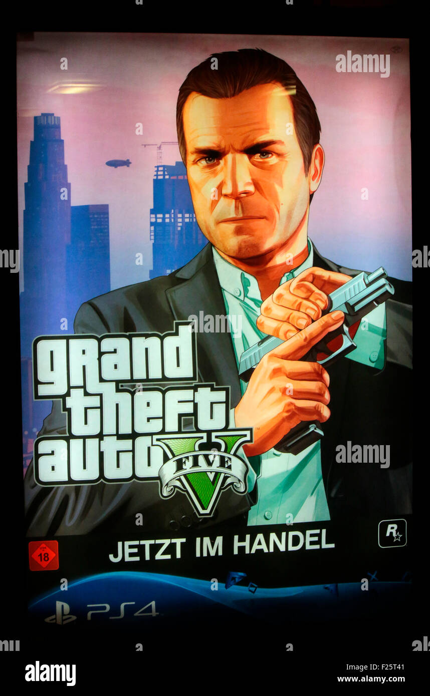 Markennamen: 'Grand Theft Auto", Berlino. Foto Stock