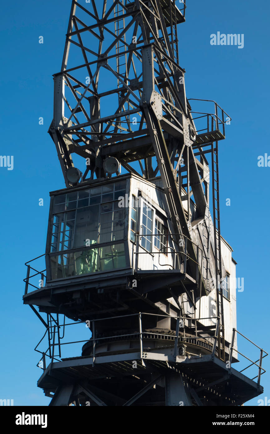 Uno dei Bristol Harbourside gru Foto Stock