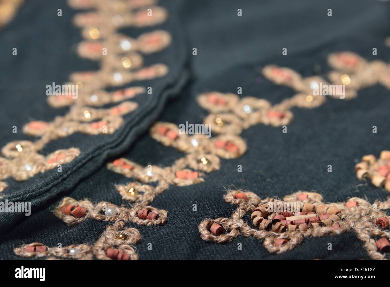 Hutsul ornamento (badge su tessuto) Foto Stock