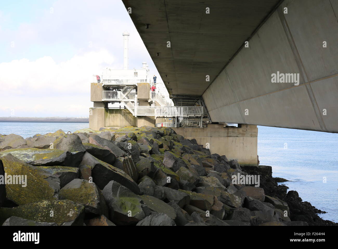Delta lavora in Olanda, Paesi Bassi Foto Stock