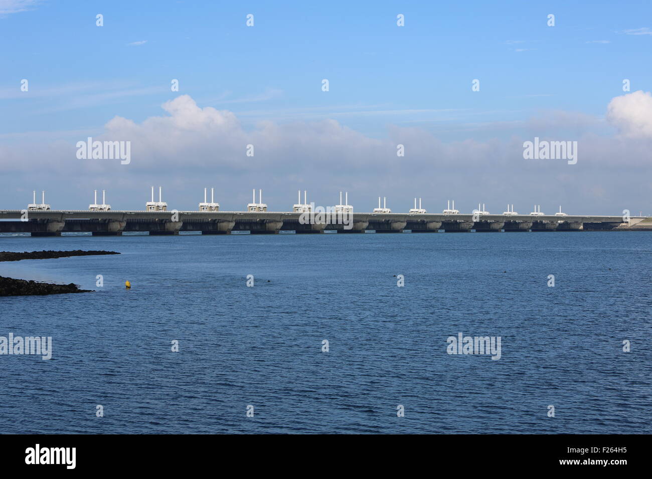 Delta lavora in Olanda, Paesi Bassi Foto Stock