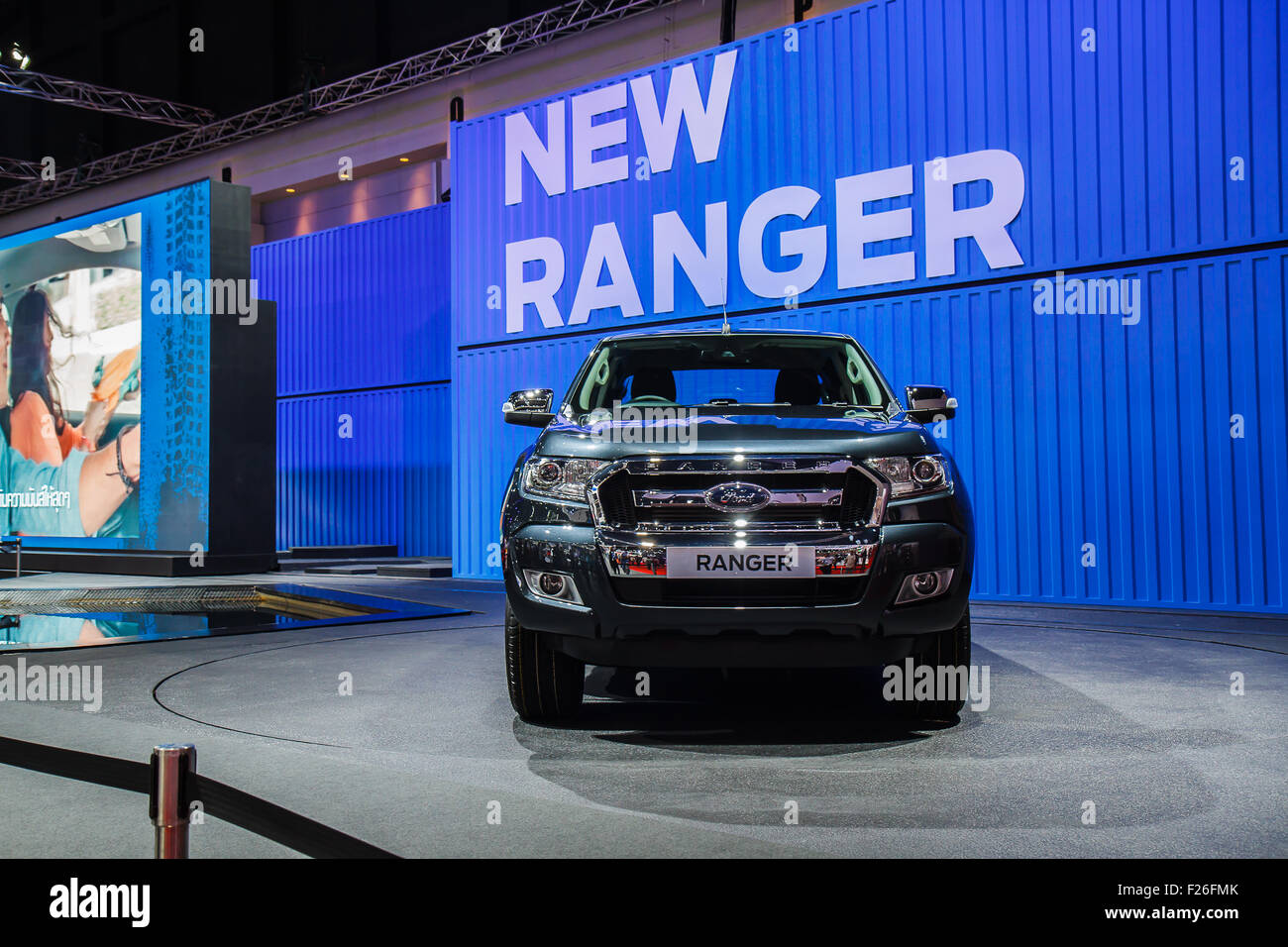 Bangkok, Tailandia - 4 Aprile 2015: Ford Ranger auto mostra in 36 Bangkok International Motor Show il 4 aprile 2015. Foto Stock