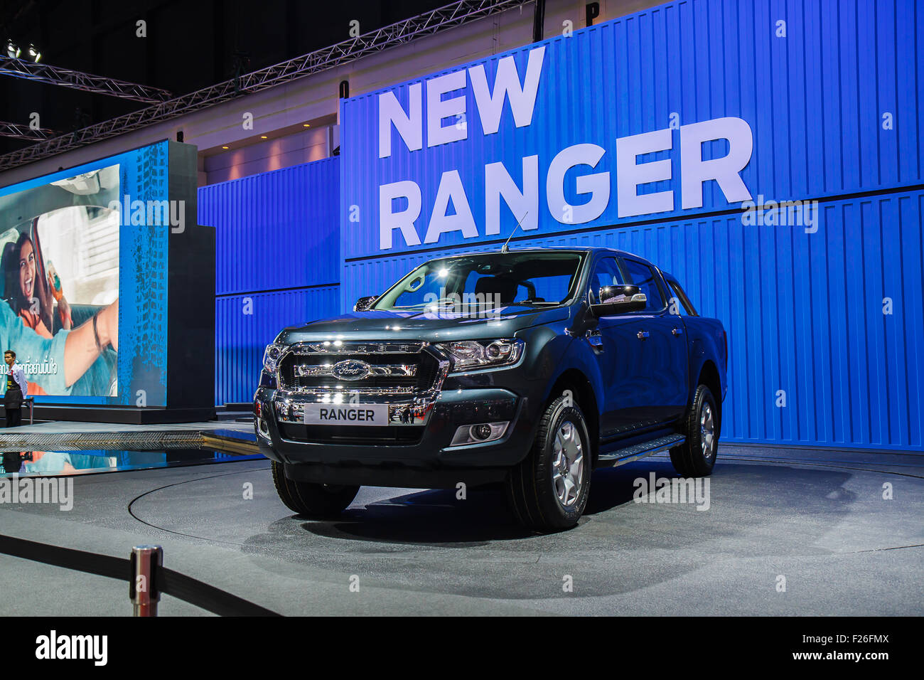 Bangkok, Tailandia - 4 Aprile 2015: Ford Ranger auto mostra in 36 Bangkok International Motor Show il 4 aprile 2015. Foto Stock