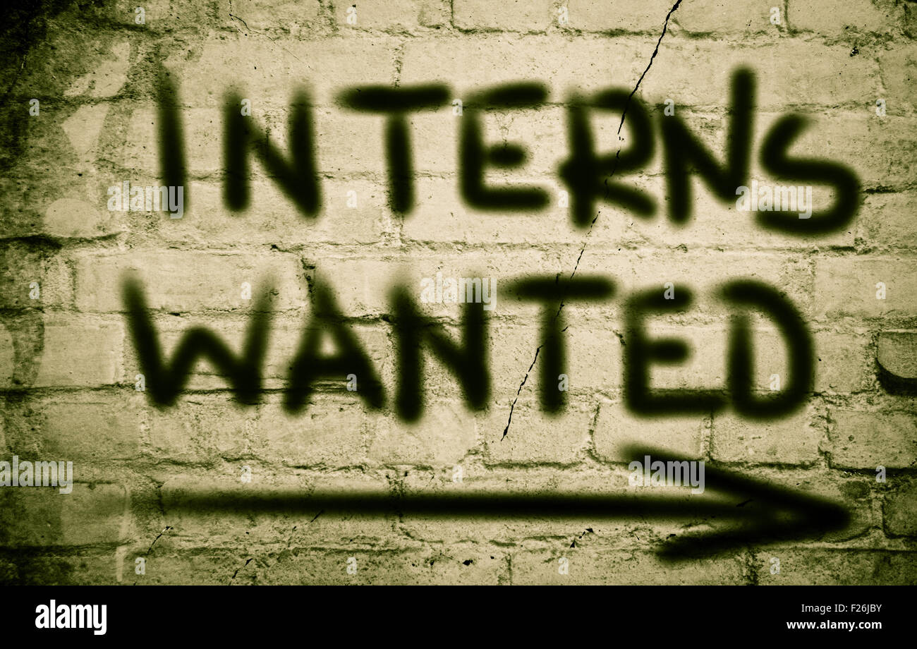 Offerta di stage Concept Foto Stock