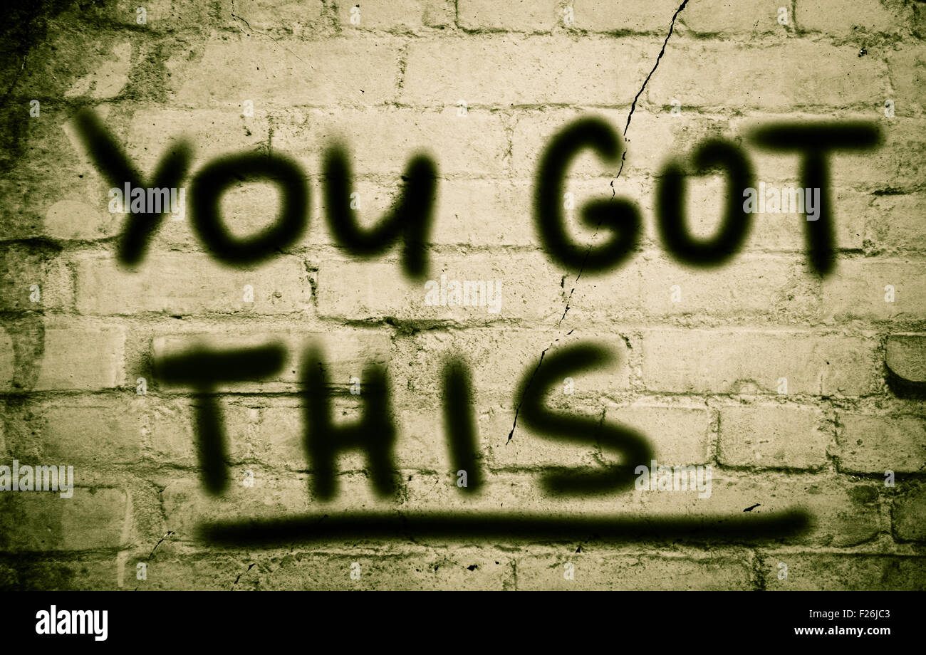 Hai questo concetto Foto Stock