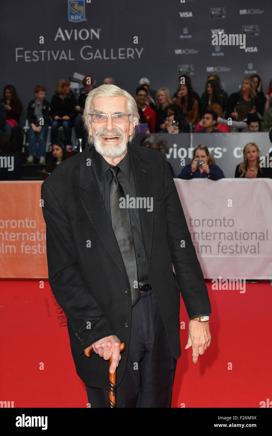 Toronto, Ontario, Canada. Xii Sep, 2015. Attore Martin Landau assiste il 'Ricordati di' premiere durante il Toronto International Film Festival al Roy Thomson Hall il 12 settembre 2015 a Toronto in Canada © Igor Vidyashev/ZUMA filo/Alamy Live News Foto Stock