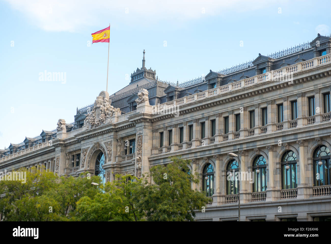 La Banca di Spagna, è la banca centrale nazionale di Spagna stabilito nel  1782, Madrid, Spagna Foto stock - Alamy