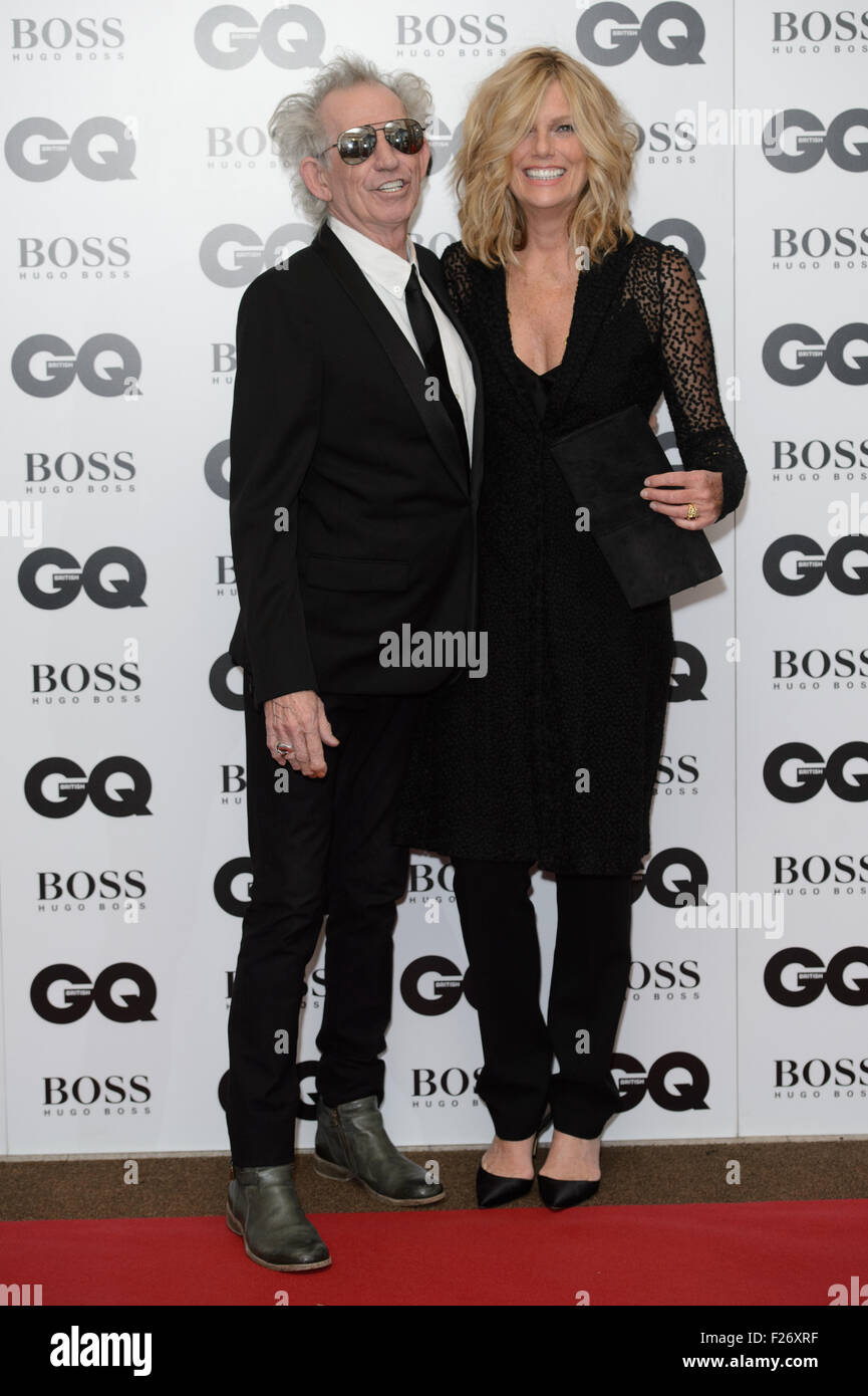 Keith Richards e Patti Hansen al GQ Men of the Year Awards 2015 Foto Stock Keith Richards e Patti Hansen al GQ Men of the Year Awards 2015 Foto Stock