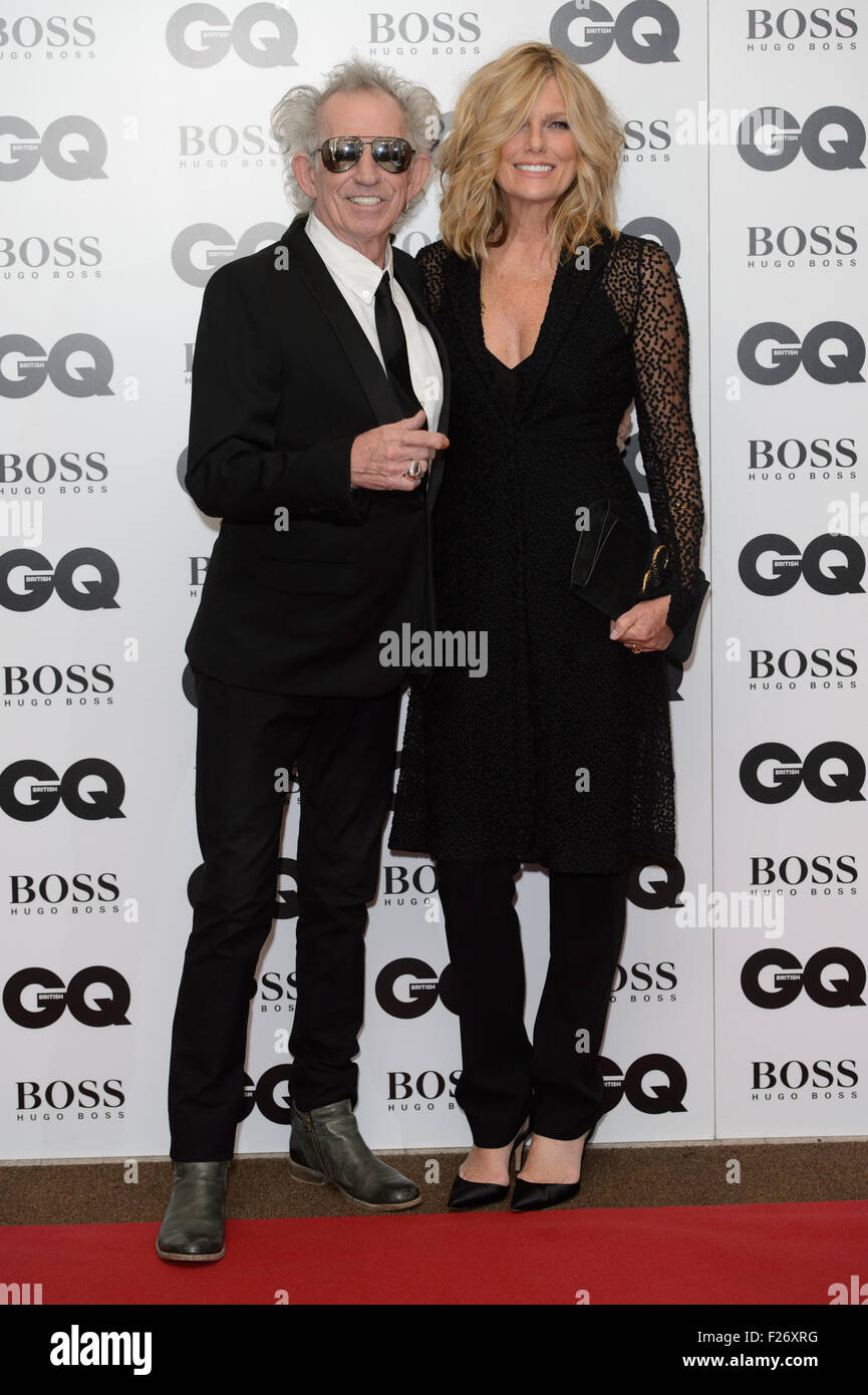 Keith Richards e Patti Hansen al GQ Men of the Year Awards 2015 Foto Stock Keith Richards e Patti Hansen al GQ Men of the Year Awards 2015 Foto Stock