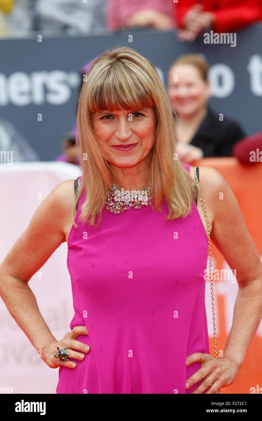 Regista Catherine Hardwicke assiste la premiere di mancate già durante il quarantesimo Toronto International Film Festival, TIFF a Roy Thomson Hall di Toronto, Canada, il 12 settembre 2015. Foto: Hubert Boesl/dpa - nessun filo SERVICE - Foto Stock